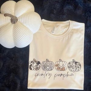 Fall cream T-shirt